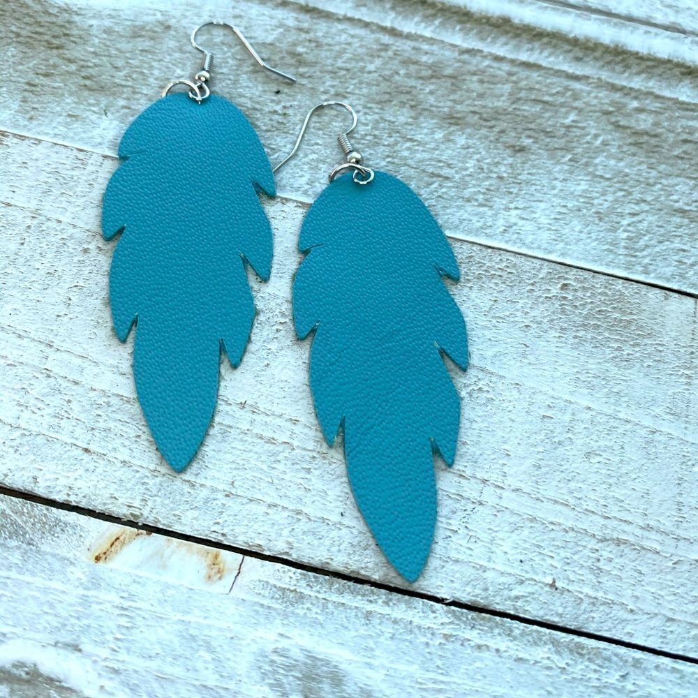 Artisan Leather earrings   